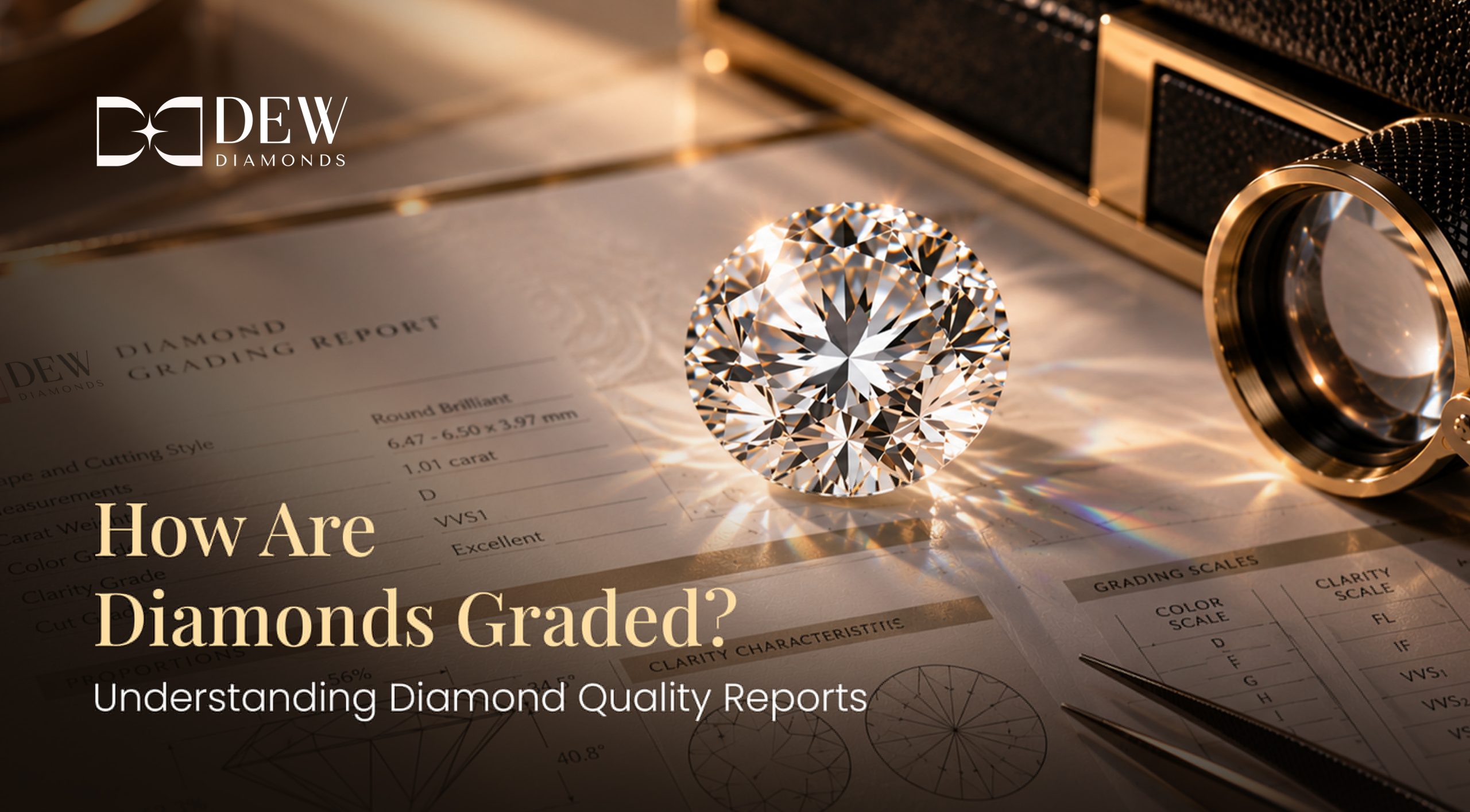 How Are Diamonds Graded? Understanding Diamond Quality Reports in Detail